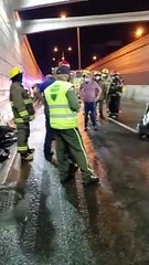 Una mujer murió tras caer por el túnel de la avenida  27 de Febrero con avenida Privada