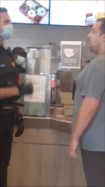 Port du masque obligatoire: Un individu refuse de porter le masque au Tim Horton