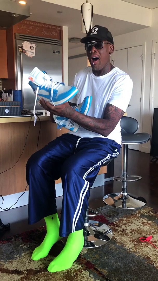 dennis rodman off white sneakers