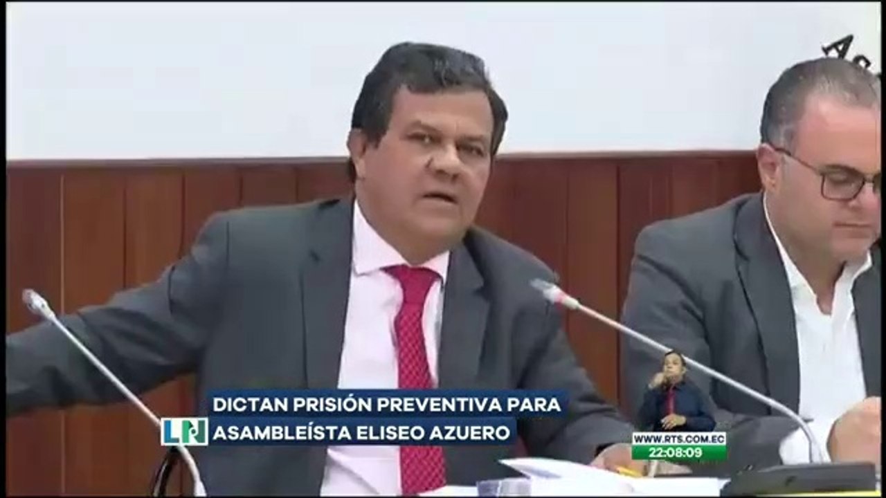 Orden de prisión contra el asambleísta Eliseo Azuero