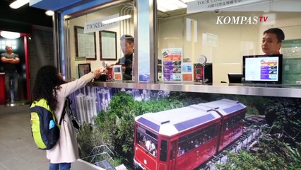 Sensasi Naik Tram Tercuram di Dunia - Victoria Peak Hong Kong