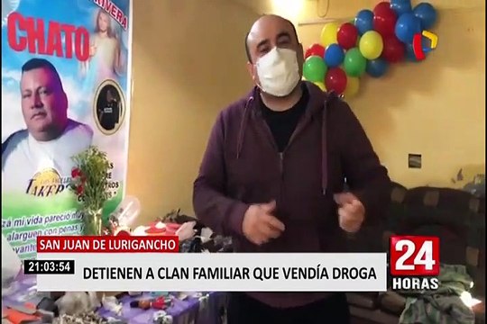 Policía desarticula banda delincuencial El clan de San Fernando