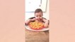 Funny Babies Eating Noodles Compilation, Baby Fails