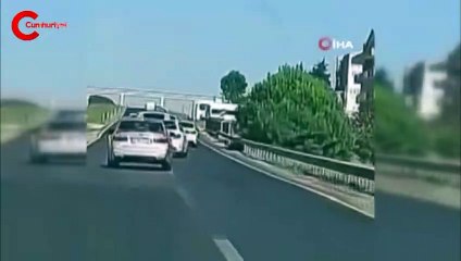 Düğün konvoyunda rezaletin görüntüleri!