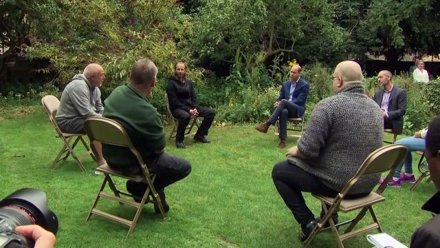 Prince William visits a homeless facility for rough sleepers