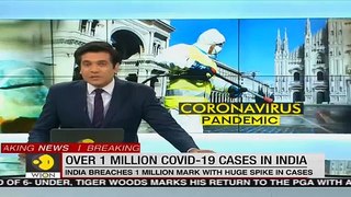 Breaking News: India records over 1 MN COVID-19 cases | Death roll crosses 25,000 | India News