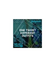 Different Ways To Tie & Tuck a T shirt | How To Style A Basic White T