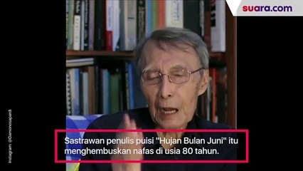 5 Karya Sastra Sapardi Djoko Damono yang Bikin Hati Bergetar