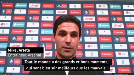 FA Cup - Arteta : "Aubameyang a répondu aux critiques sur le terrain aujourd'hui"
