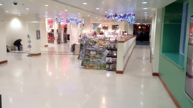 Santa - Lincoln England UK waterside shopping centre Santas grotto Christmas 2015
