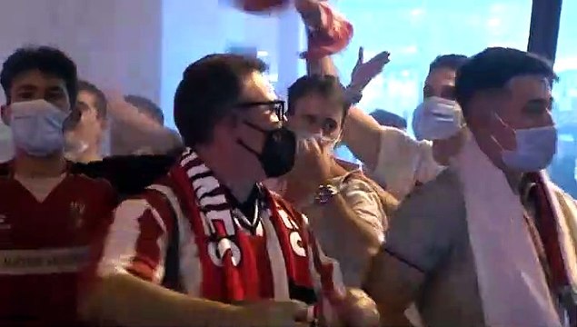 La alegría por el ascenso de la UD Logroñés acaba en celebraciones imprudentes