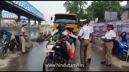 இன்று (19.07.2020)  முழு ஊரடங்கு உள்ள நிலையில் காவல்துரையினர் தீவிர வாகன தணிக்கை  மற்றும் பல்லாவரம் பகுதியில் ரோந்து பணி!