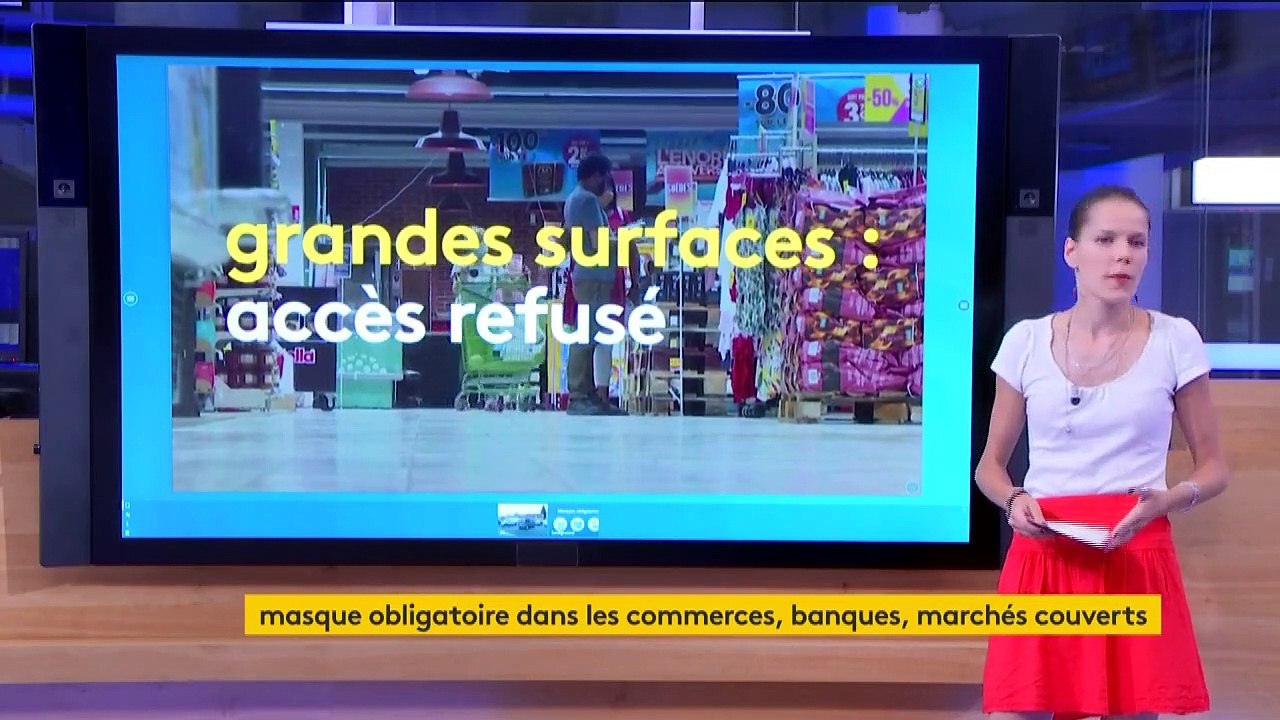 Coronavirus : port du masque obligatoire lundi dans les lieux publics fermés