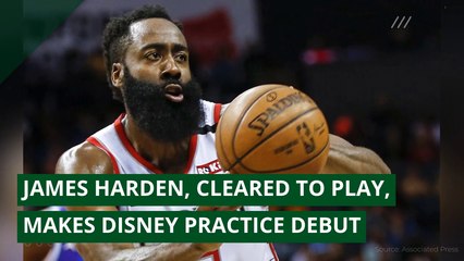 James Harden, cleared to play, makes Disney practice debut, and other top stories from July 19, 2020.