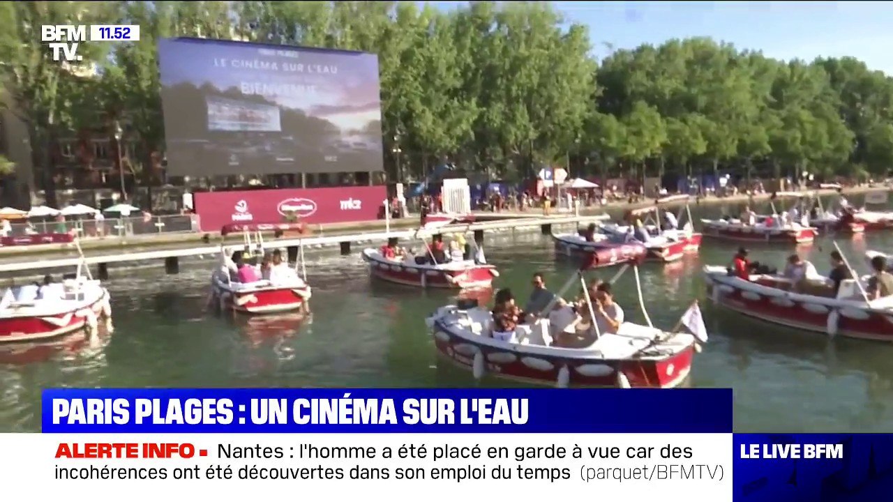 Paris Plages lance sa 19e édition avec un cinéma sur l'eau