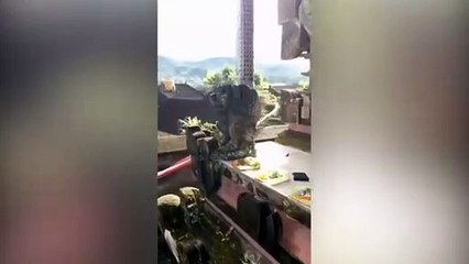 Spooky UFO Clouds Appear Over Volcano