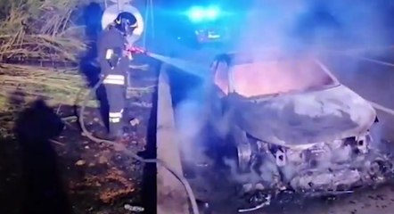 Quartu (CA) - Auto distrutta da un incendio (19.07.20)