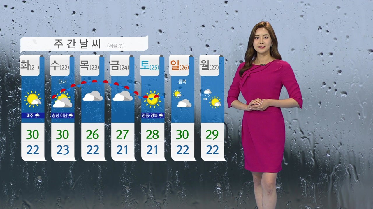[날씨] 밤부터 중북부 다시 집중호우...내일 출근길 강한 비 / YTN