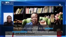 Prof. Bolaji Akinyemi to young Nigerian Presidential candidates, 