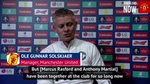 Rashford and Martial starting to click - Solskjaer