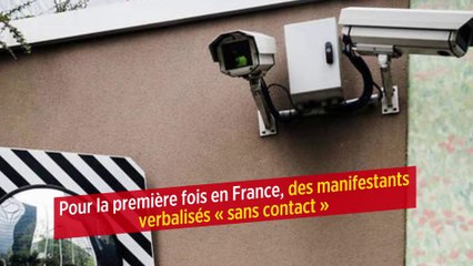 Pour la première fois en France, des manifestants verbalisés « sans contact »