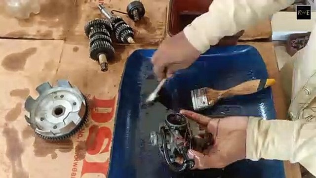 Honda Raccoon 50cc engine restoration MB50 Engine Restoration (50cc 5 Gear)