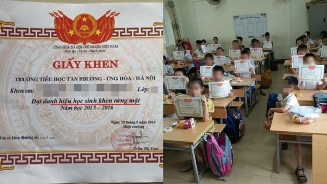 “Bội thực” điểm 10 và “lạm phát” giấy khen | VTC
