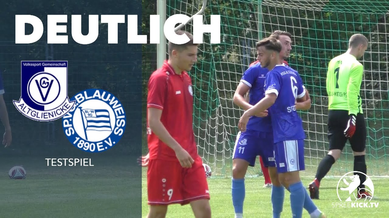 Deutliche Angelegenheit auf dem Feld der SG Schulzendorf: VSG Altglienicke - Blau Weiß 90 Berlin