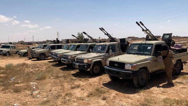قوات حكومة الوفاق تحشد تعزيزاتها على تخوم سرت
