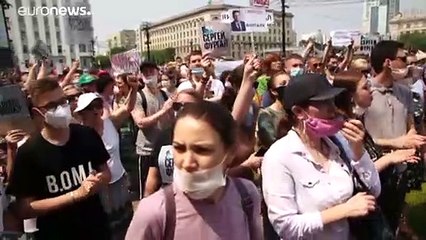 Massive protests in Russia after arrest of 'people’s governor' Sergei Furgal