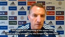 Rodgers calls on Leicester players to secure Champions League spot