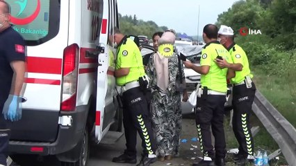 Kontrolden çıkan otomobil taklalar atarak durdu: 5 yaralı