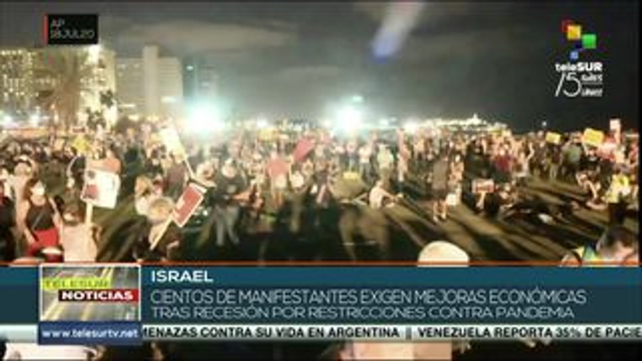 Israel: manifestantes exigen las ayudas que el gobierno prometió