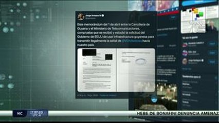 Guyana se niega a transmitir programa estadounidense en Venezuela