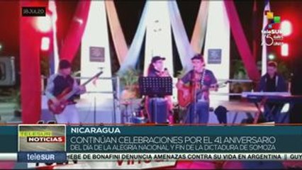 Nicaragua celebra 41 años de la Revolución que derrocó a Somoza