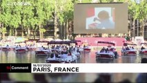Franciaország: úszó mozi a Szajnán