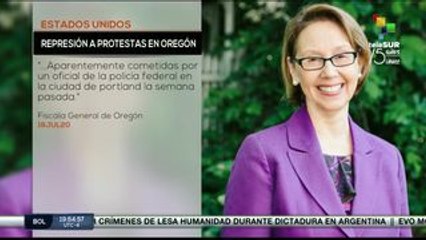 EEUU: Fiscal de Oregon presenta demanda ante violencia policial