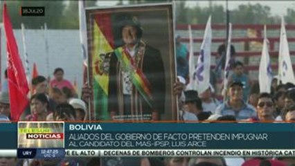 Bolivia: aliados al Gob. de facto impugnarán candidatura de Luis Arce