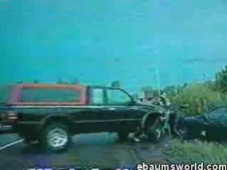 Cop hit by a car !