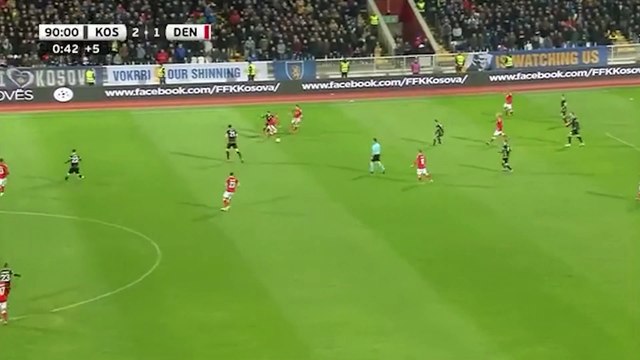 Le superbe but de Pierre-Emile Höjbjerg avec le Danemark