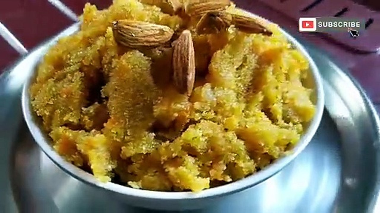 Carrot aur suji halwa/ suji halwa/rava sheera/gajar ani rava sheera/ kesri halwa