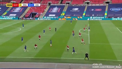 Olivier Giroud Goal HD - Manchester United 0 - 1 Chelsea - 19.07.2020 (Full Replay)