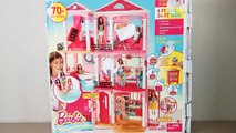 Barbie Dream House 2015 Unboxing Assembly دمية باربي البيت Casa de boneca Barbie