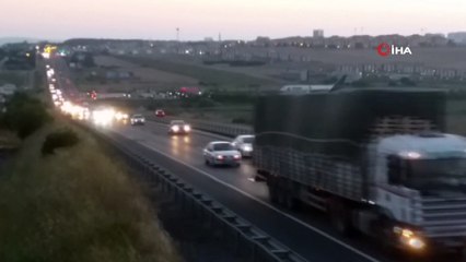 İstanbul’a dönüş yolunda yoğunluk