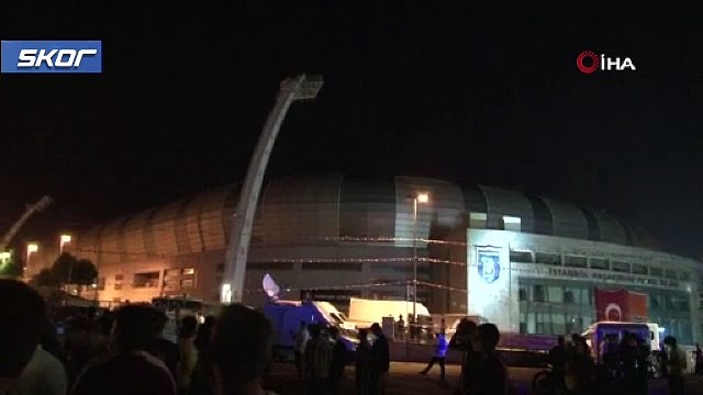 Fatih Terim Stadyumu'nda elektrikler gitti