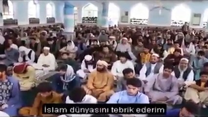 Afgan imamın Ayasofya hutbesi duygulandırdı