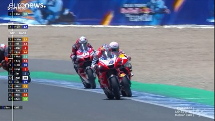 El español Márquez se fractura el húmero del brazo derecho en el Gran Premio de España