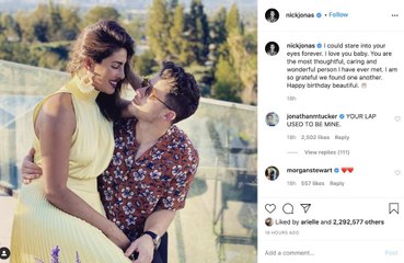 'So grateful we found one another': Nick Jonas gushes over Priyanka Chopra