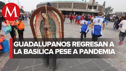La fe mueve montañas: 'guadalupanos' van a Basílica con medidas por covid-19