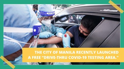 The City of Manila Recently Launched A Free “Drive-Thru COVID-19 Testing Area”
